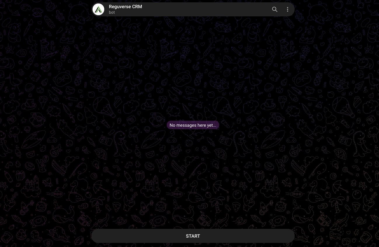 Step 5: Tap START or type /start